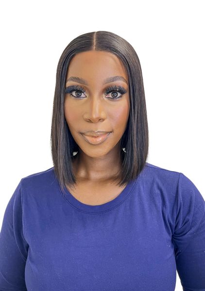Kim K Vietnamese Super Double Drawn Glueless Bob Wig - Human Hair