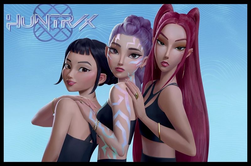 K-Pop Demon Hunters (Comeback) Poster with Black Frame