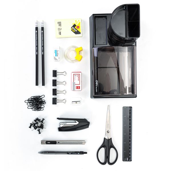 DELI Desktop Stationery Set - Complete Office &amp; Study Organizer Kit