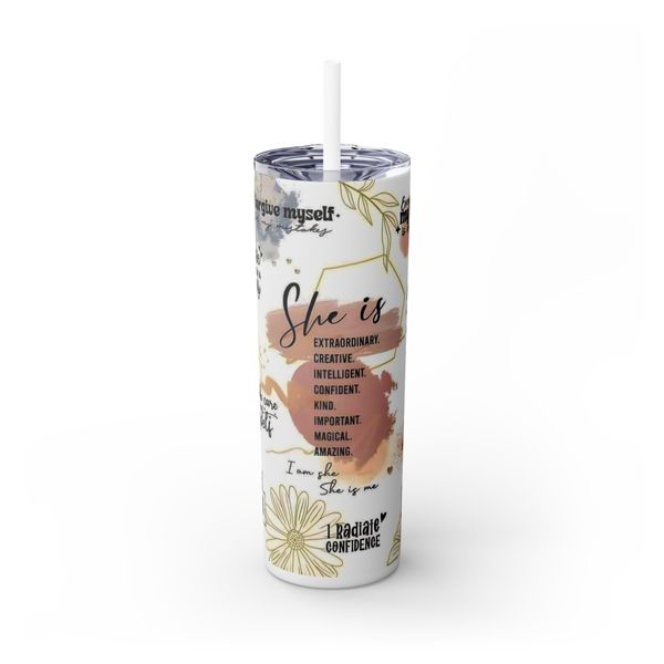 She Is 20oz Double Walled Tumbler