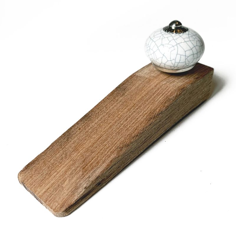 Door Stoppers - Handmade from reclaimed hardwood