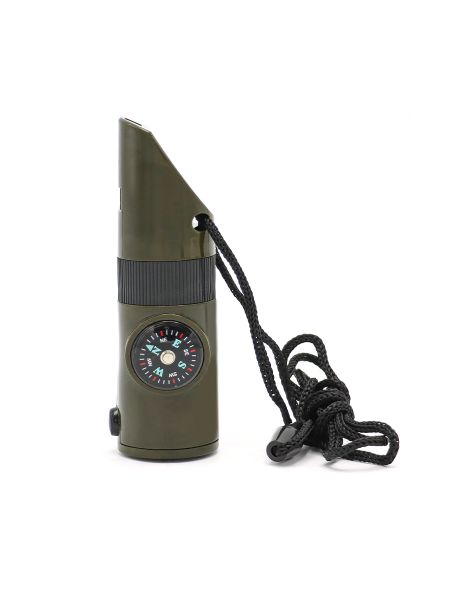 Outdoor 7-in-1 Multifunctional Survival Whistle