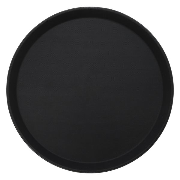 Bar Butler Black Non-Slip Round Tray (355mm)