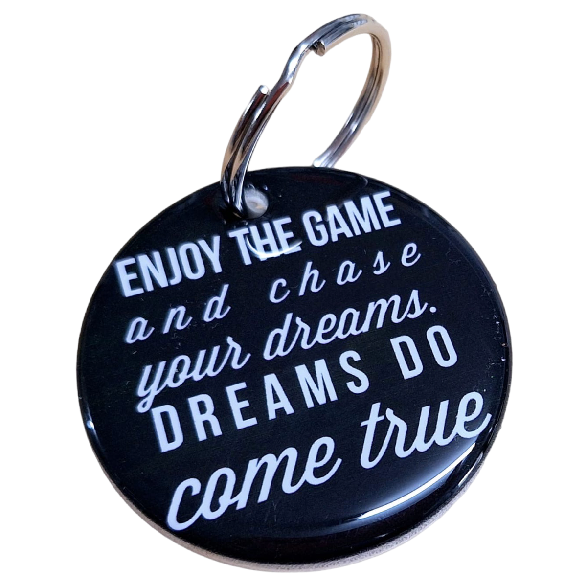 keyring-enjoy-the-game-and-chase-your-dreams-dreams-do-come-true