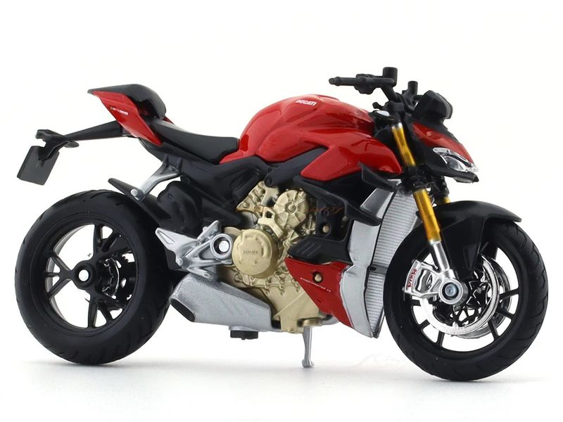 Maisto Ducati Super Naked V4 S Motorcycle 1:18 Scale - 11cm