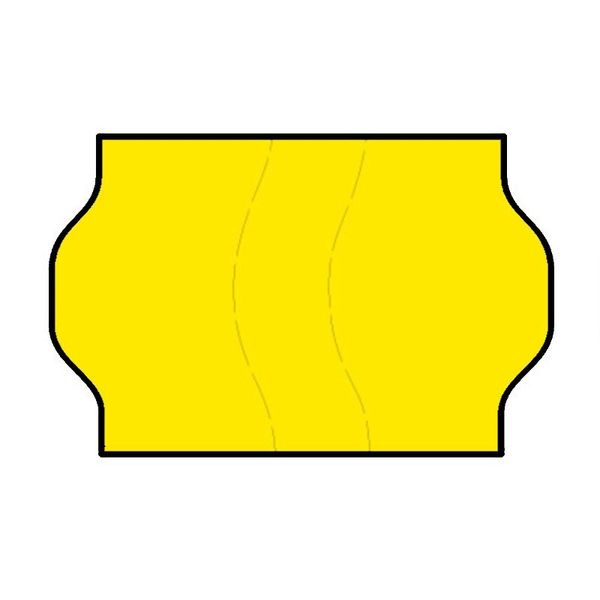 ELAEL 32x19mm Yellow Meto Labels 30 Rolls Per Box