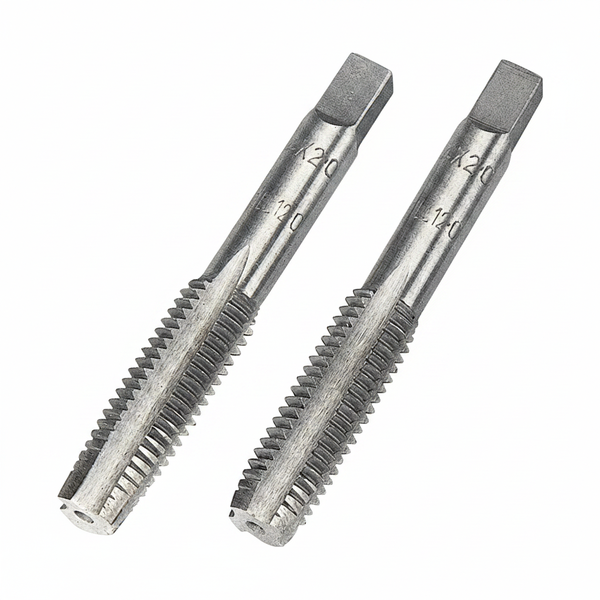 Carbon Steel Tap Set - 1.5 mm Pitch for Metalworking - M10 - Set of 2