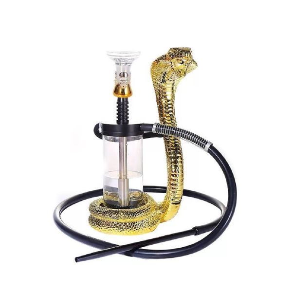 Cobra Hubbly bubbly Hookah Shisha Traditional Huka - Brown