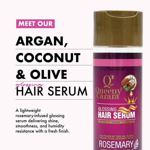 Queeny Cazara Glossing Hair Serum Rosemary 200 ml
