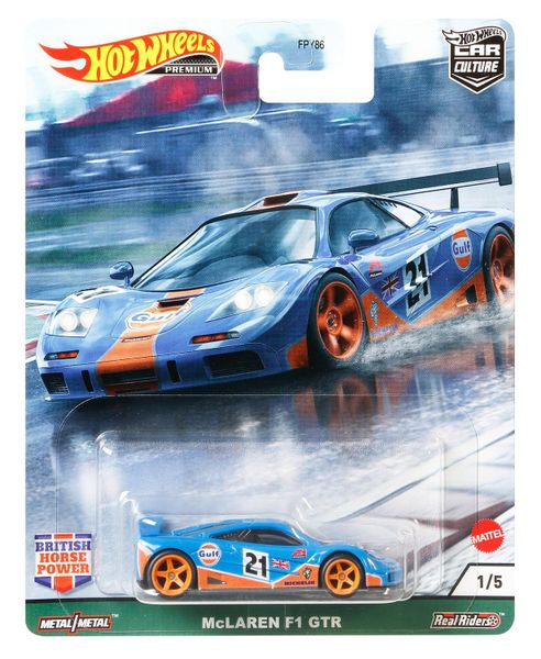 Hot Wheels -Mclaren F1 GTR- 1:64 Scale Die-cast Vehicle