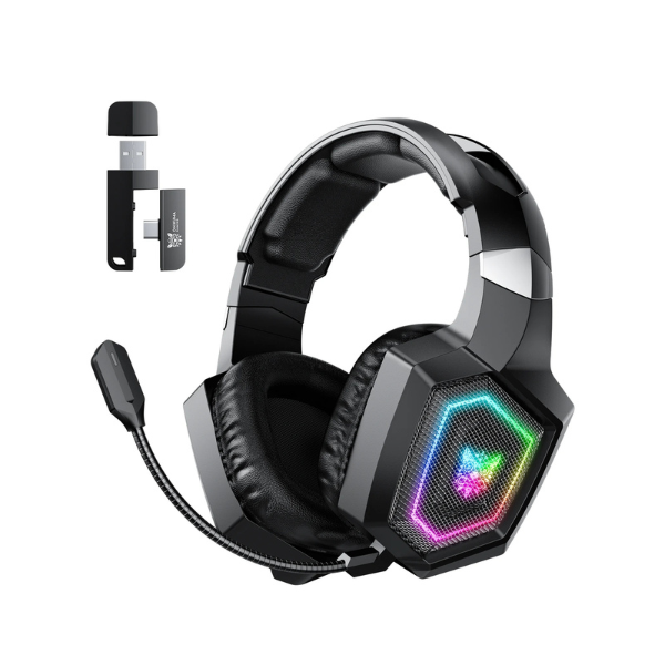 ONIKUMA GT806 Tri-Mode RGB Gaming Headset with Noise Cancelling Mic