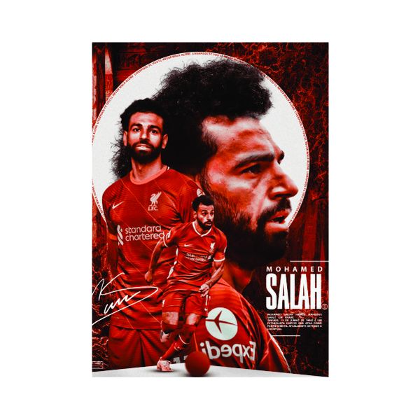 Mohamed Salah Red - A1 Poster