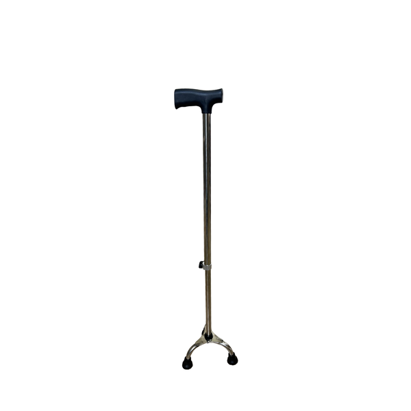 Walking Stick - Tripod Base, Adjustable Height (67-87cm), Max Weight 100kg