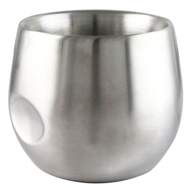 Coffee Mug Espresso Cup, Double Insulation Thick Stainless Steel Cups for 2
