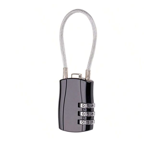 Tool Home Security Zinc Alloy Combination Luggage Padlock (10.5cm)