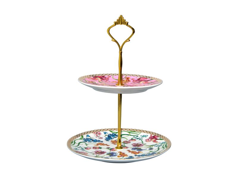 Estelle Michaelides Mystique 2 Tiered Cake Stand Gift Boxed