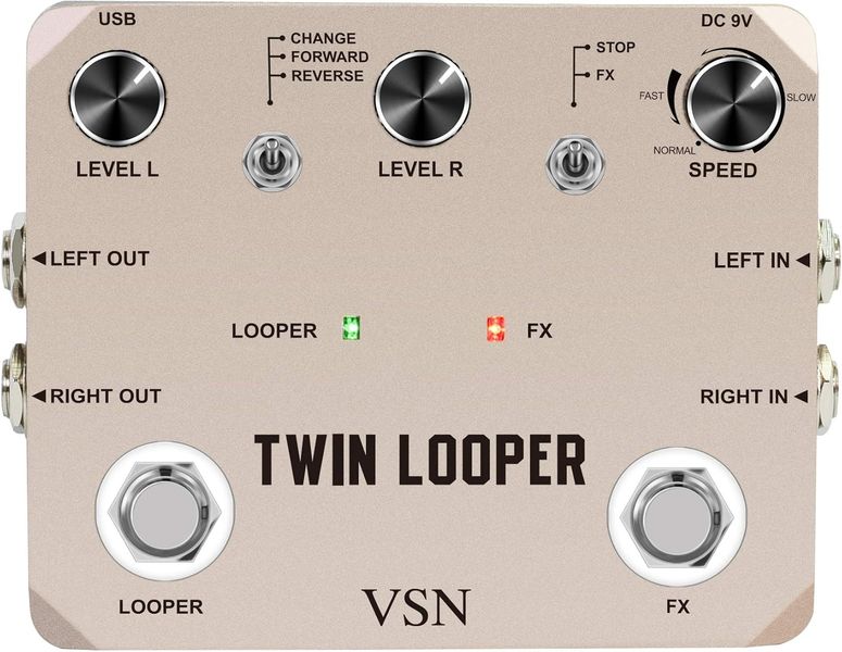 ROWIN Stereo Guitar Looper Pedal