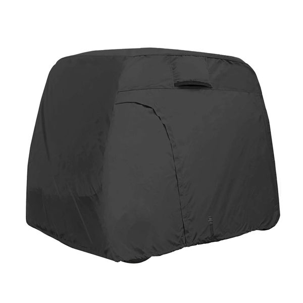 Outdoor Cover with Side Zippers for Golf Carts Golf Cart Rain Cover