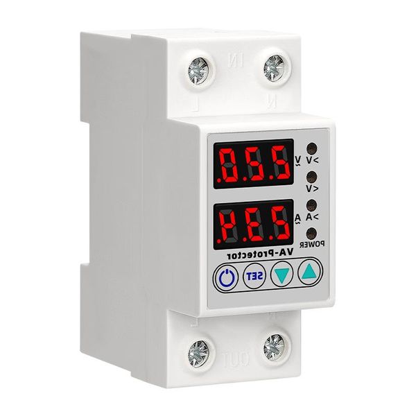 63A 220V Digital Smart Overcurrent Protector - Auto-Reclosing Safety Device