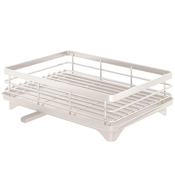 Dish Drying Rack Kitchen Cutlery Holder Dish Drainer Counter Clean Organize