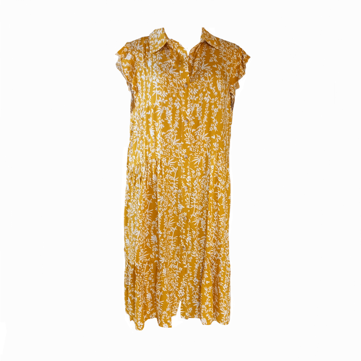 mustard-and-cream-flower-print-shirt-dress-shop-today-get-it