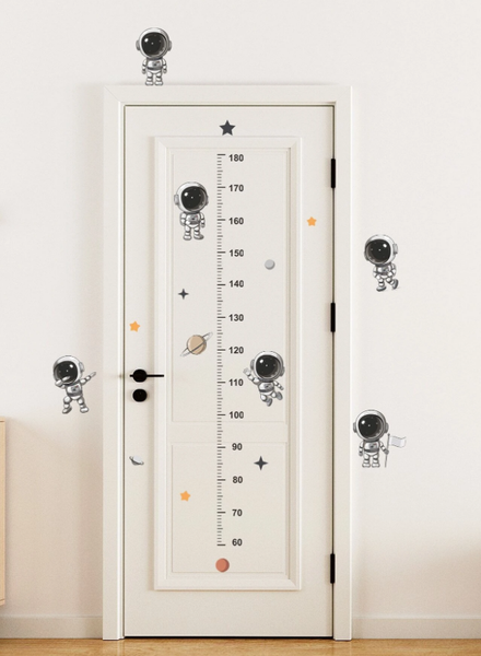 Astronaut Height Chart Wall Art Sticker