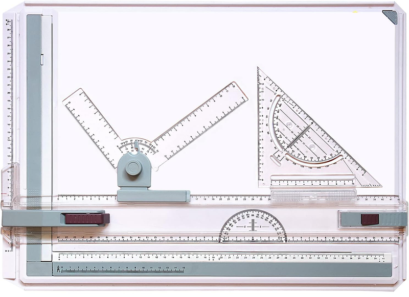 Metric A3 Drawing Board Set with Rules and Protractor
