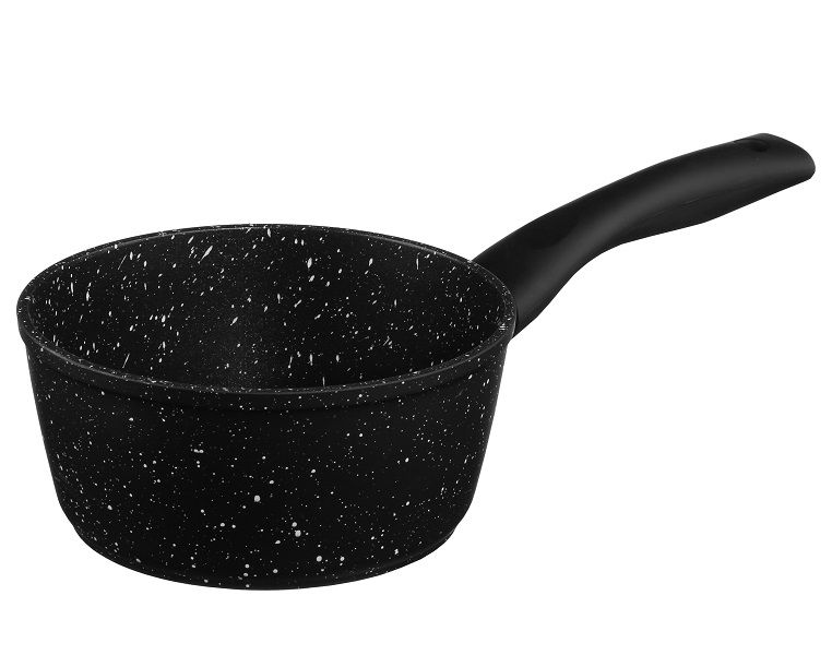 5five Aluminium Non-Stick Saucepan 16cm 1.2Lt - Grey