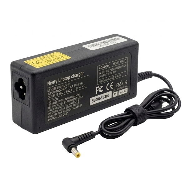 65W Laptop Charger/Adapter Compatible With Acer 19V 3.42A (5.5x1.7mm) Nesty