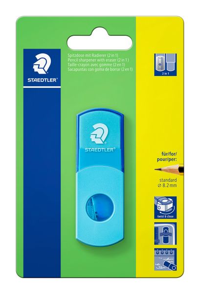 Staedtler Tub Sharpener and Eraser - Blue