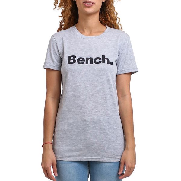 Bench-Smu Crew Ss Tee-Grey Marl