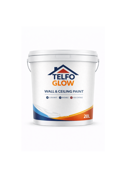 White 20L Premium PVA Paint - Interior &amp; Exterior - High Coverage