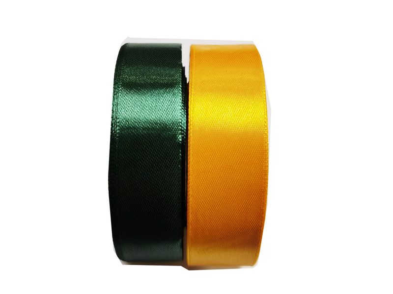 BEAD COOL - Satin Ribbon - Springboks - 42meters - Green and Gold