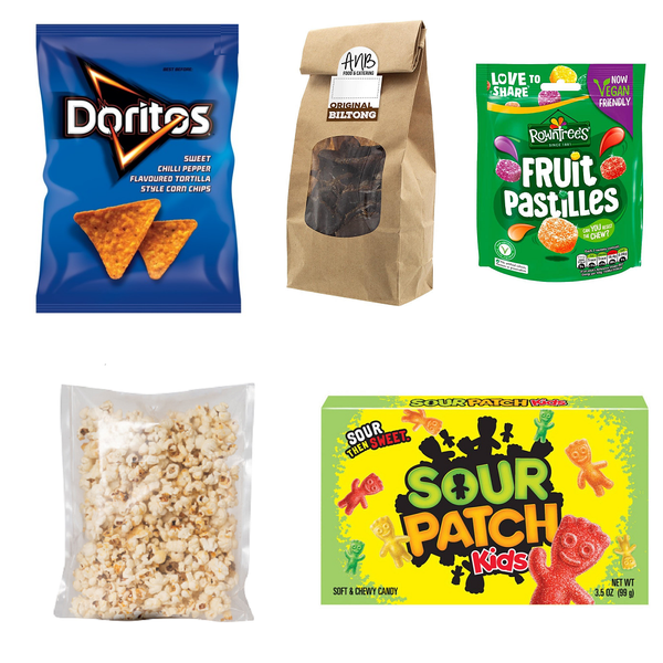 Soccer &amp; Rugby Supporters Game Day Snack Pack - Gift Bundle