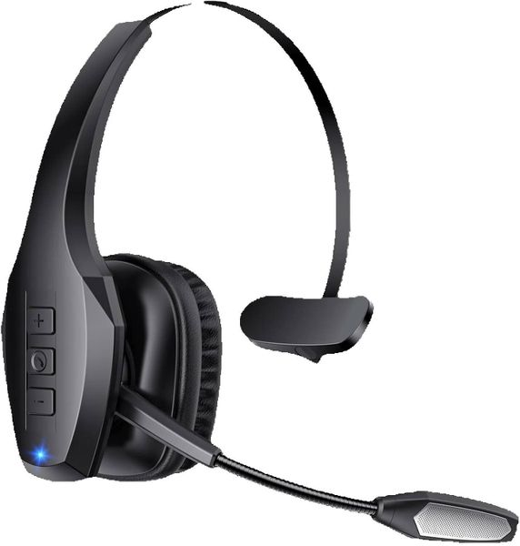 Wireless Headset Mic, Bluetooth With Dual Noise Cancelling