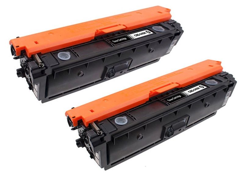 Canon 040 Black Toner Cartridge Twin Set - Compatible