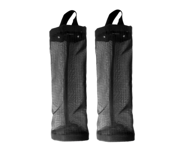 Set of Hanging Garbage Bag Dispensers - Durable Mesh Plastic Bag Holders