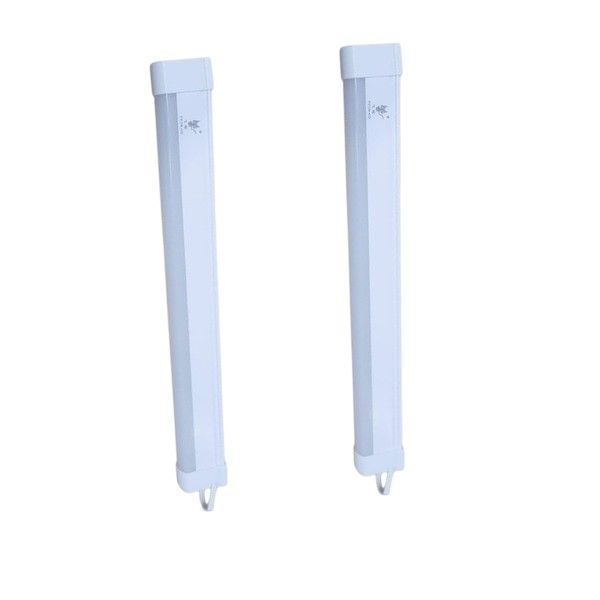 2Pack Portable Handheld D6002 Rechargeable Emergency LED Tube Light 60W