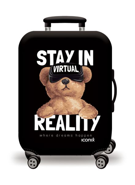 Iconix Printed Luggage Protector - Stay In VR - XL