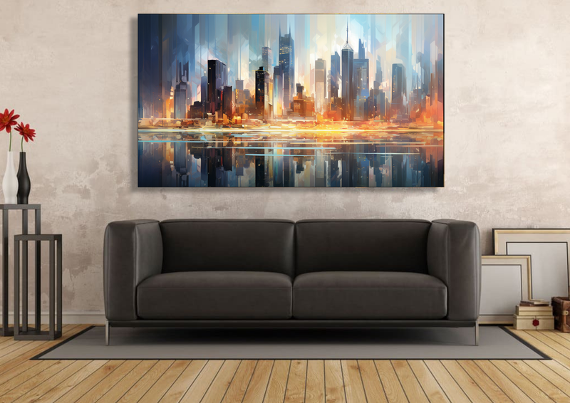 Canvas Wall Art - Urband Dreamscape Abstract - IM1183