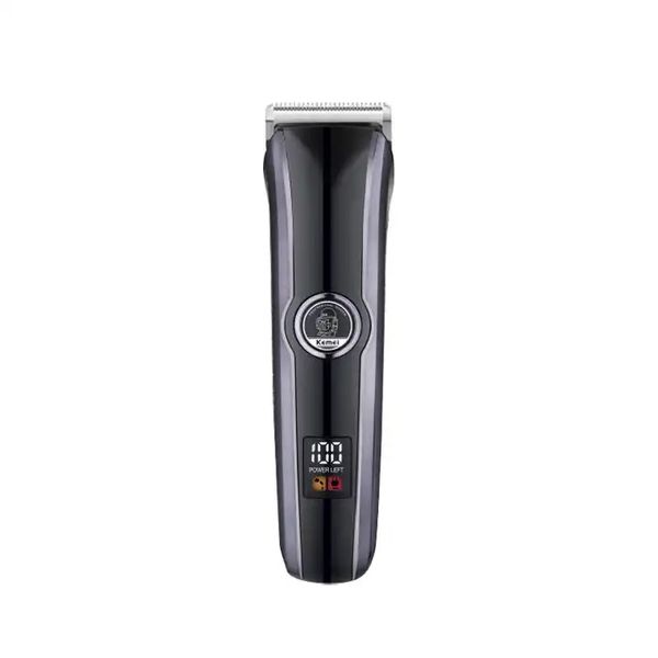 KM 1580 LCD Digital Display Electric Fader USB Fast Charging Hair Clipper
