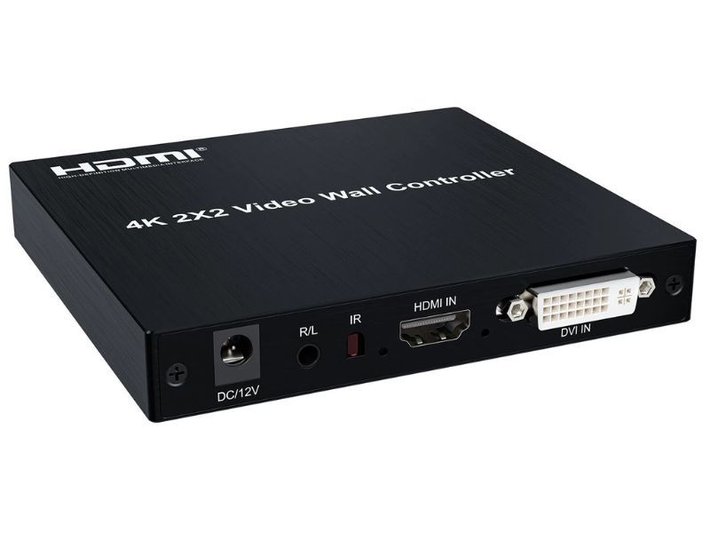 ZATECH 4K 2x2 Video Wall Controller HDMI/DVI Video Wall Controller