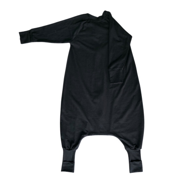 Baby/Toddler - Onesie/Sleeping Bag with Mittens - Cotton blend - Black