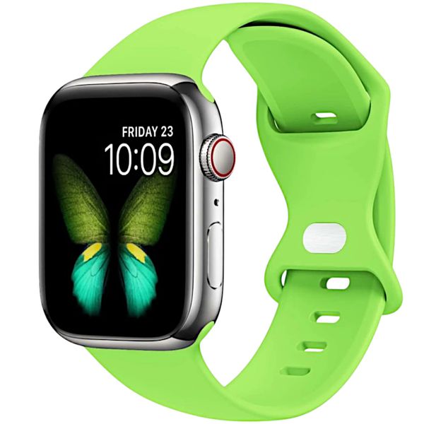 Silicone Strap for Apple Watch - Size 38/40/41mm - Deep Forest Green