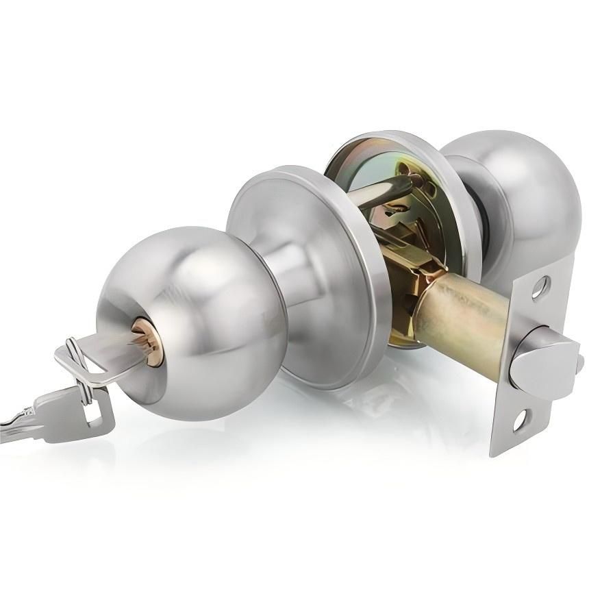 Door Knobs With Keys, Interior and Exterior Door Lock, Ball Door Locks
