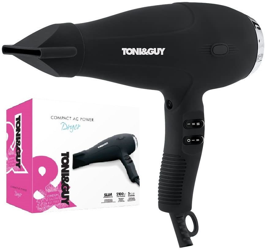 Toni Guy Compact AC Power Hair Dryer Robust Sturdy Hairdryer Shop Today. Get it Tomorrow takealot