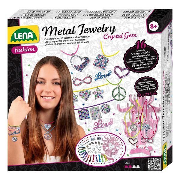 Lena Arts &amp; Crafts: Metal and Crystal Gems Jewellery Design Set