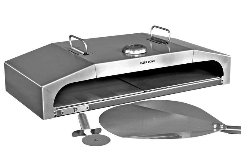 TP Double Square Pizza Dome with Steel Tiles