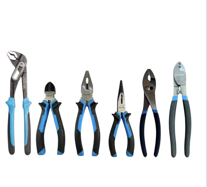 Fixtec 6 Piece Industrial Pliers Set