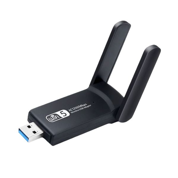 1300M Dual-Band USB 3.0 Wireless Card WD-4605AC Black